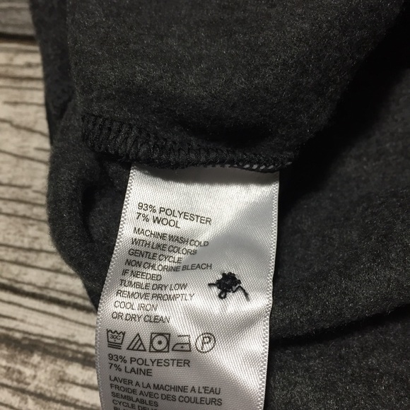 Tommy Bahama Shawl Collar Sweatshirt Men’s M Gray Polyester Wool Soft - Picture 8 of 10